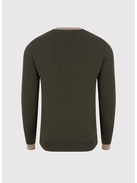 Pako Lorente Pako Lorente Sweter P24WF-2X-017 Zielony Classic Fit