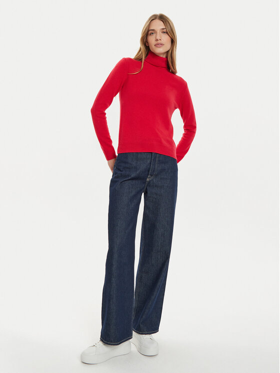 United Colors Of Benetton United Colors Of Benetton Krekls ar augstu apkakli 1002D2348 Rozā Regular Fit