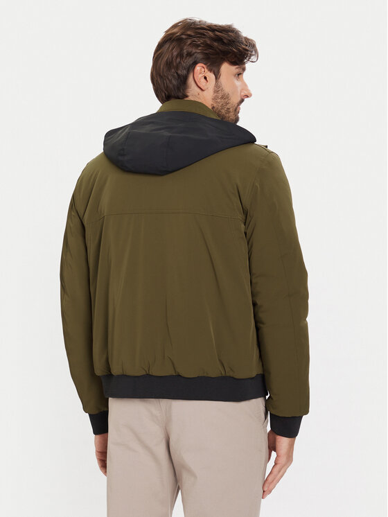 Aeronautica Militare Aeronautica Militare Bunda bomber 252AB3026UCT03264 Zelená Regular Fit