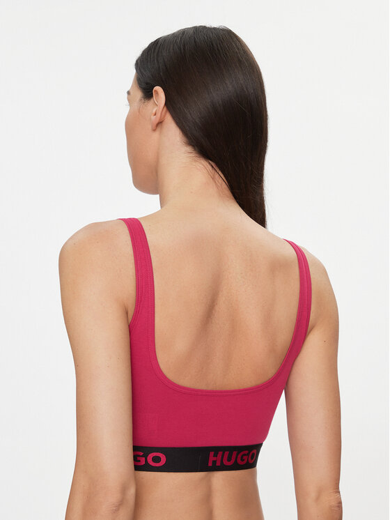 HUGO Hugo Top grudnjak Sporty Logo 50480172 Ružičasta