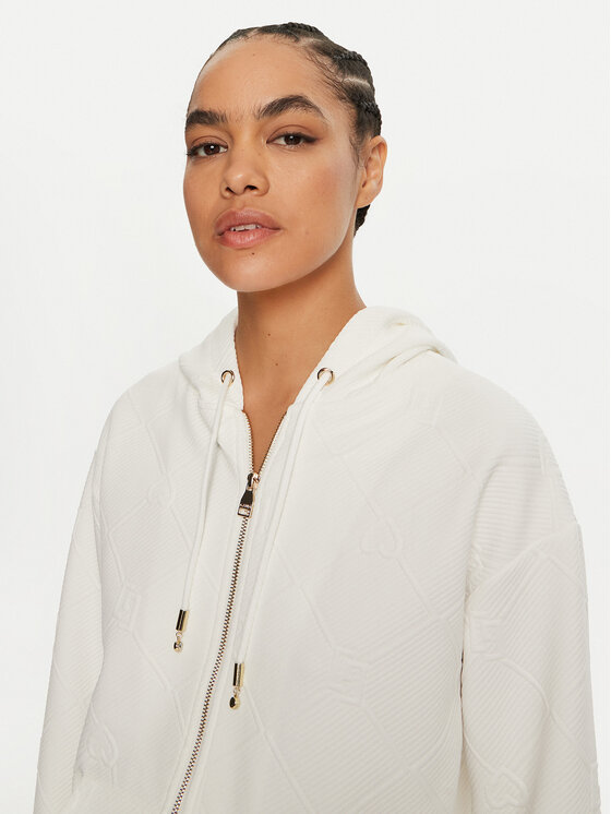 Gaudi Gaudi Sweatshirt 421BD64002 Écru Regular Fit