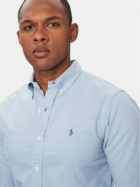 Polo Ralph Lauren Polo Ralph Lauren Риза 710804257509 Светлосин Regular Fit