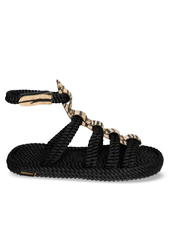Bohonomad Bohonomad Sandalen Serengeti SRG.ZEB-20.WRS Schwarz
