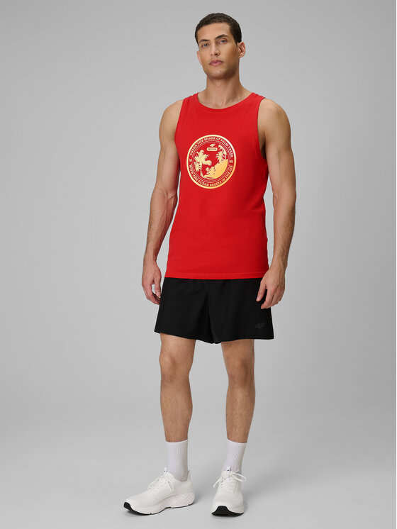 4F 4F Tank top BEACHWEAR Czerwony Regular Fit