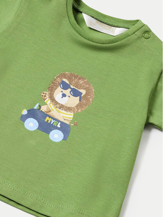 Mayoral Mayoral T-Shirt 01003 Zielony Regular Fit