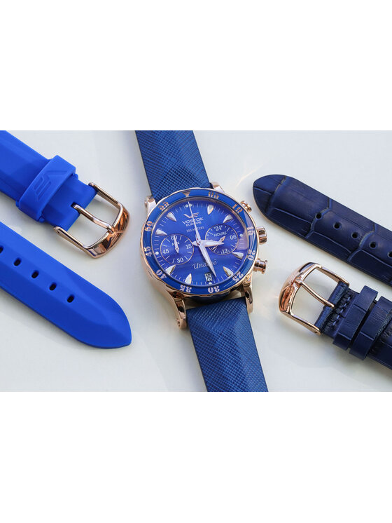 Vostok Europe Vostok Europe Zegarek VK64-515B670B Różowe złoto
