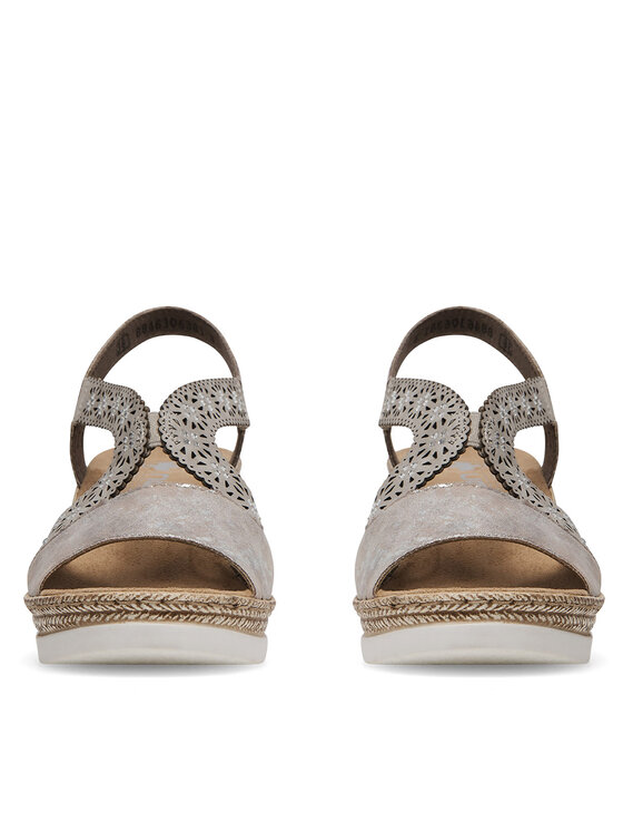 Rieker Rieker Basutės 61916-91 Sidabrinė