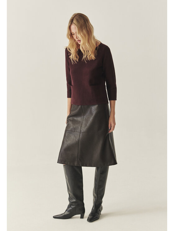 TATUUM TATUUM Sweter ADELLE Fioletowy Classic Fit
