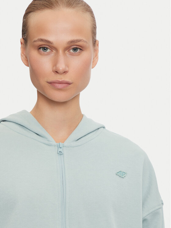 4F 4F Sweatshirt 4FWAW24TSWSF1306 Grün Regular Fit