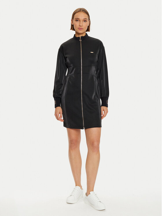 Liu Jo Sport Liu Jo Sport Sukienka codzienna TF4261 J4751 Czarny Regular Fit