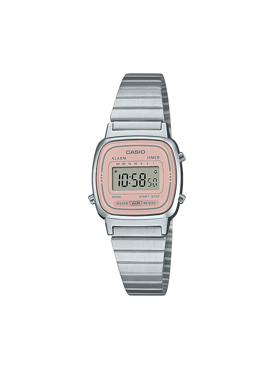 Ceas Casio Vintage Mini LA670WEA-4A2EF Argintiu