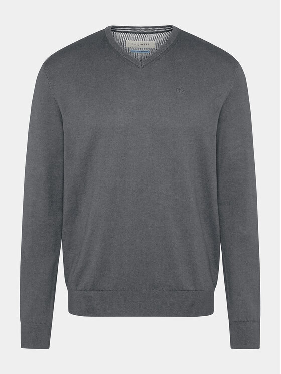 Bugatti Bugatti Pullover 7300 25520 Grau Regular Fit