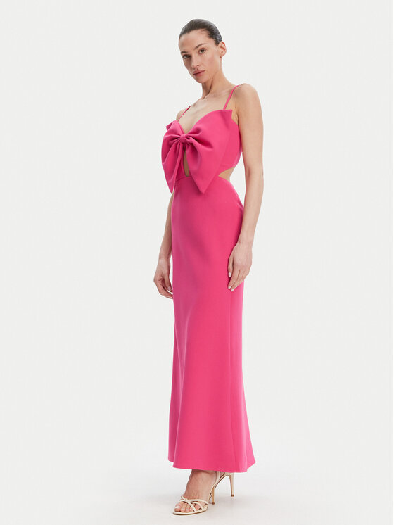 BARDOT BARDOT Официална рокля Paula Bow 59621DB Розов Regular Fit