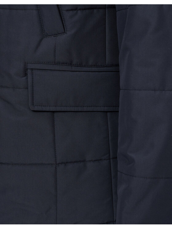 Borgio Borgio Kurtka zimowa gravina g Granatowy Slim Fit