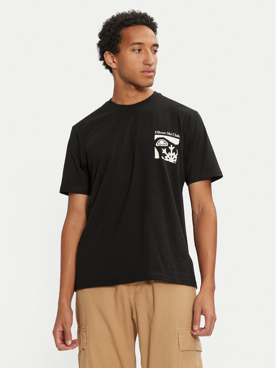 Ellesse Ellesse T-särk Skisetta Tee SHX20961 Must Regular Fit