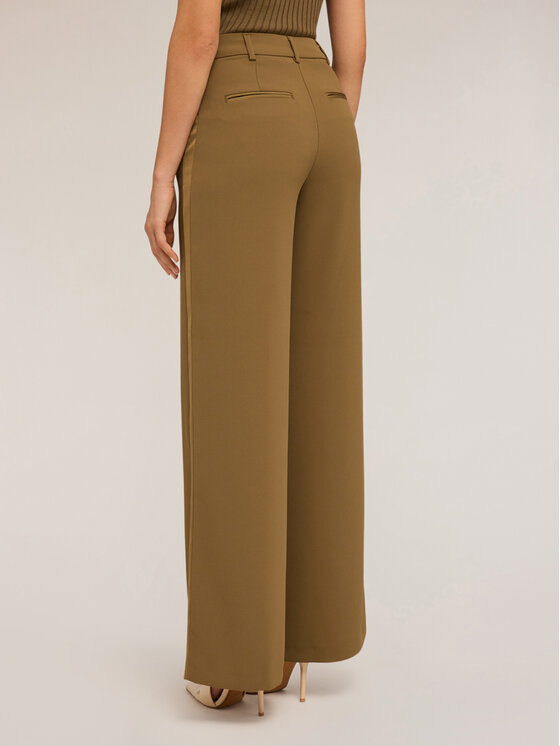 Motivi Motivi Pantaloni di tessuto P188Q004206N035 Verde Baggy Fit