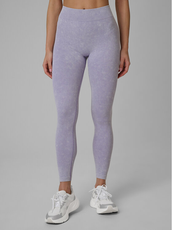 4F 4F Legginsy SOLAR PUNK Fioletowy Slim Fit