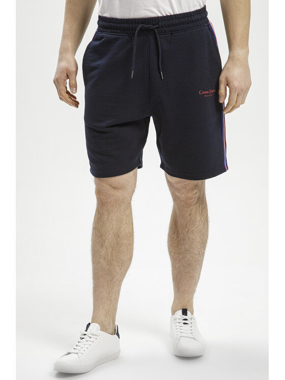 Cross Jeans Cross Jeans Szorty sportowe 49057-001 Granatowy Bermuda Fit