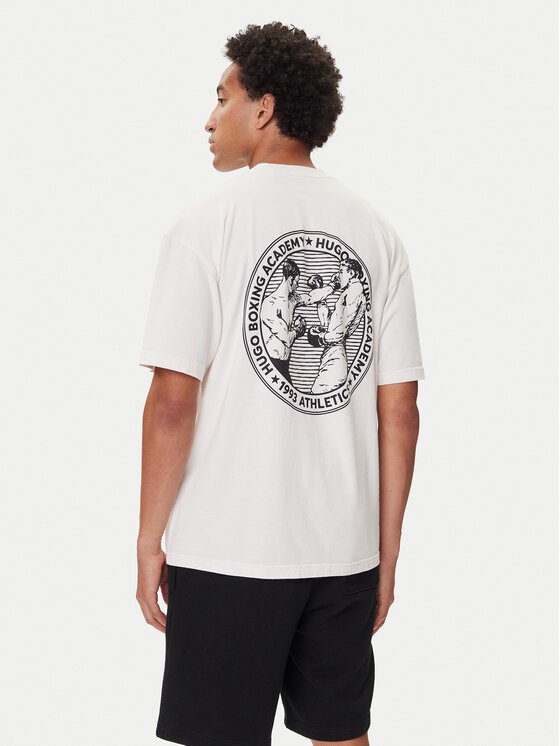 HUGO HUGO T-shirt Dwresto 50542366 Bijela Regular Fit