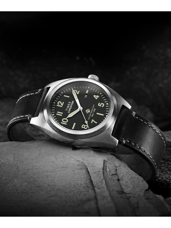Timex Timex Hodinky TW2Y30700 Čierna