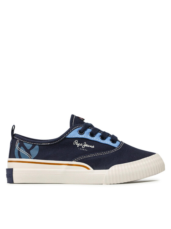 Pepe Jeans Tenisky Ottis Bamba PBS30525 Tmavomodrá
