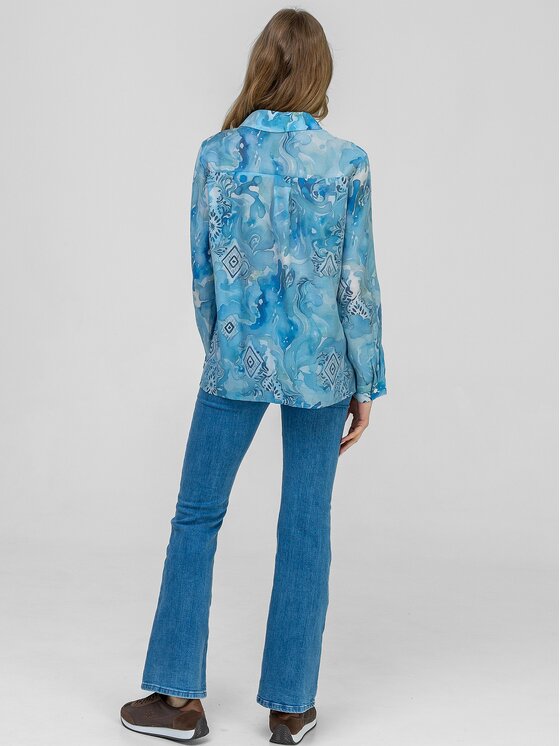 Perso Perso Halenka CHLE266125F Modrá Regular Fit