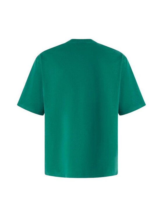 Oakley Oakley T-Shirt FOA403682 Zielony Regular Fit