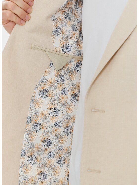 Pako Lorente Pako Lorente Marynarka P24SF-3X-020 Écru Slim Fit