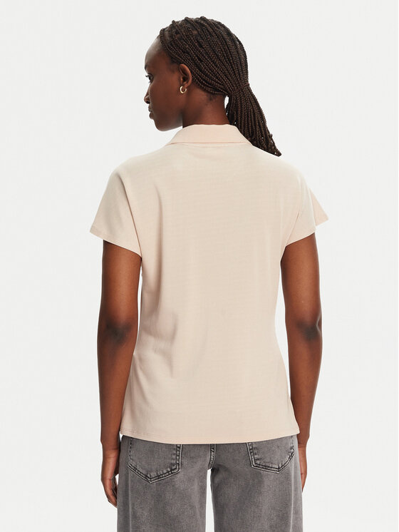 Liu Jo Sport Liu Jo Sport T-Shirt TA5183 J4883 Béžová Regular Fit