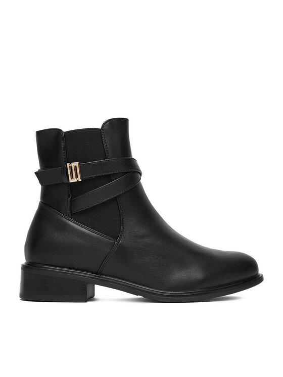 DeeZee Botki HX20207-182 Czarny
