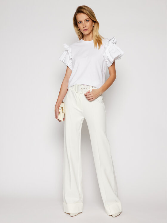 T-shirt Single 2121JTS002406A Bianco Regular Fit
