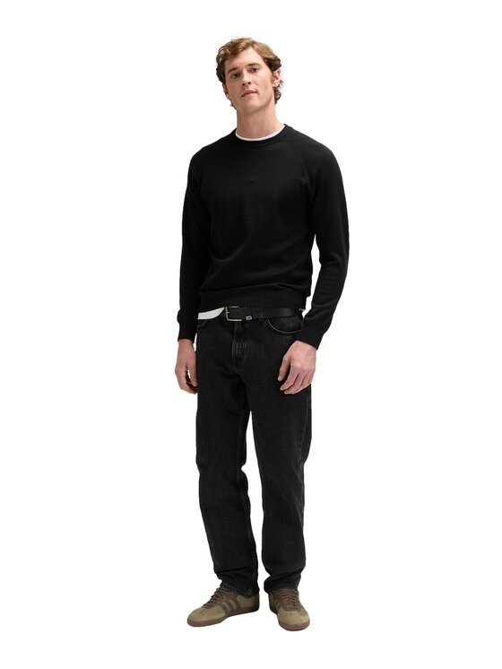 Lee Lee Sweter 112378518 Czarny Regular Fit