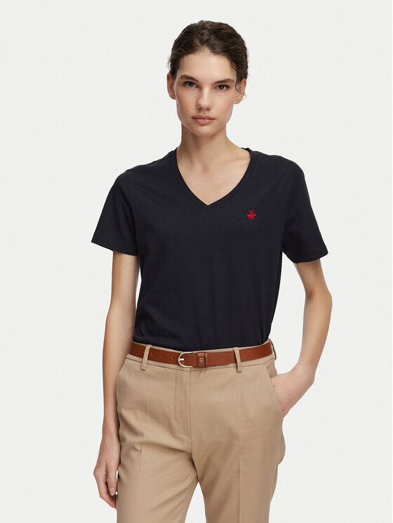 Beverly Hills Polo Club Beverly Hills Polo Club Футболка P-SS26W-TS516518 Cиній Regular Fit