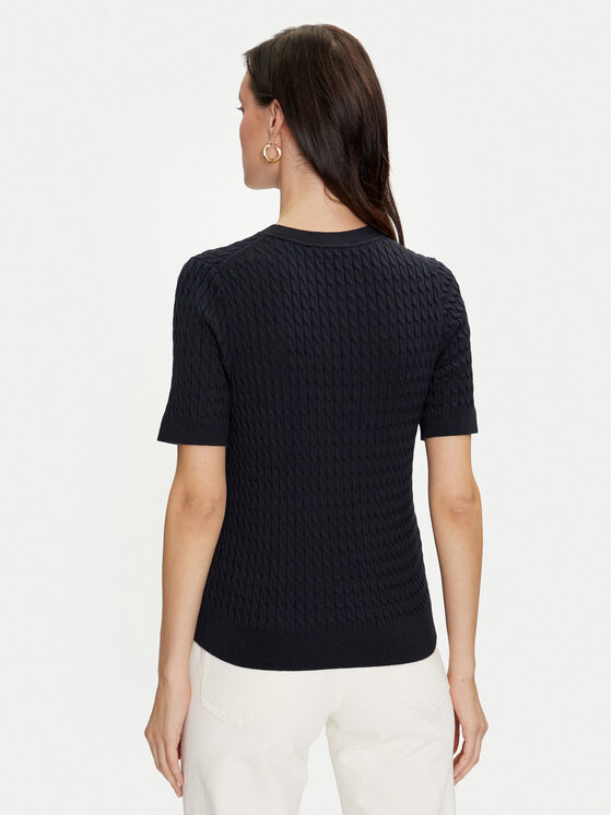 Tommy Hilfiger Tommy Hilfiger Πουλόβερ WW0WW41787 Μαύρο Regular Fit