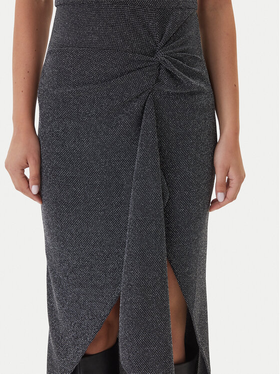 Patrizia Pepe Patrizia Pepe Коктейлна рокля 2A2990/J340-K478 Черен Regular Fit