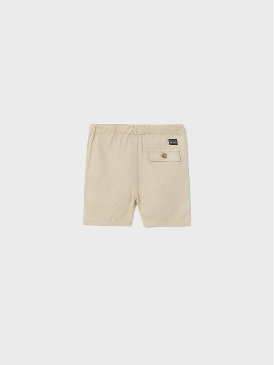 Mayoral Mayoral Шорти от плат 1290 Бежов Regular Fit