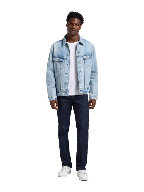 Lee Lee Kurtka jeansowa 112364103 Niebieski Regular Fit