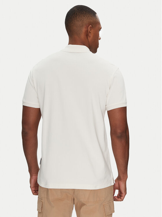 Napapijri Napapijri Tricou polo E-Clanis NP0A4ID3N1A1 Alb Regular Fit