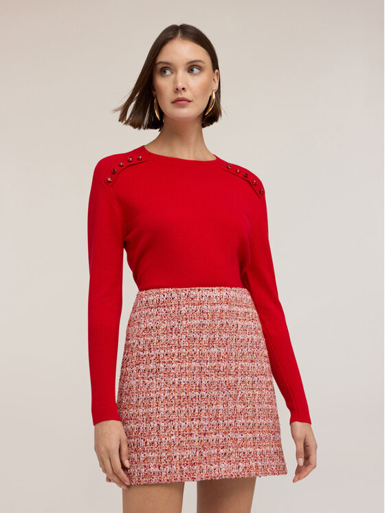 Motivi Motivi Maglione M551W003654N016 Rosso Regular Fit