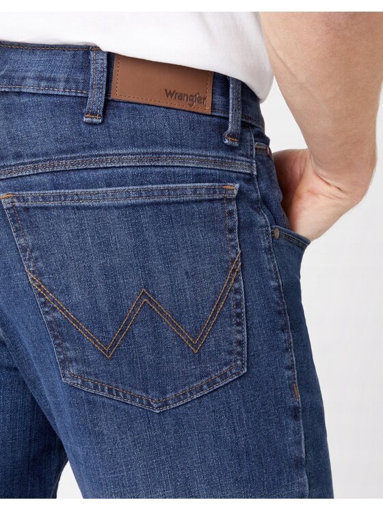Wrangler Wrangler Jeansy Straight Niebieski Regular Fit