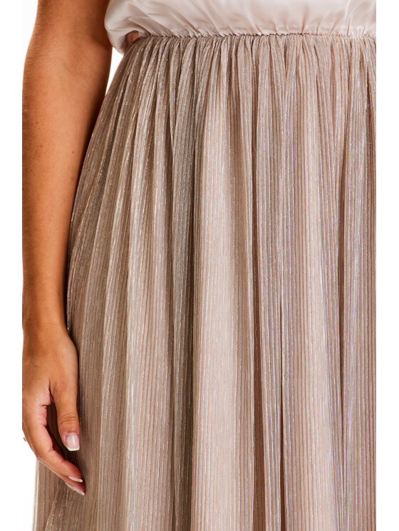 Awama Awama Abito da sera A627 Beige Basic Fit