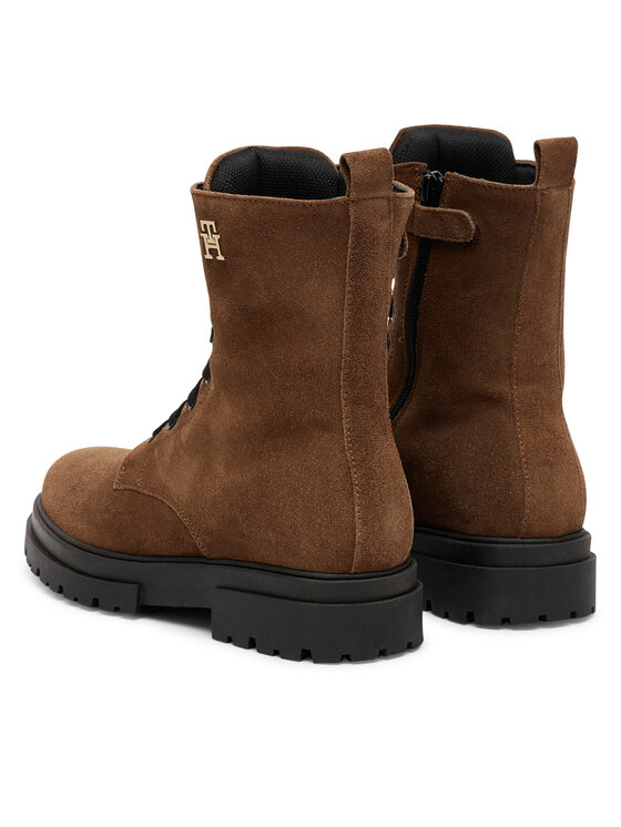 Tommy Hilfiger Tommy Hilfiger Ορειβατικά παπούτσια Lace-Up Bootie T4A5-34024-1429 Καφέ