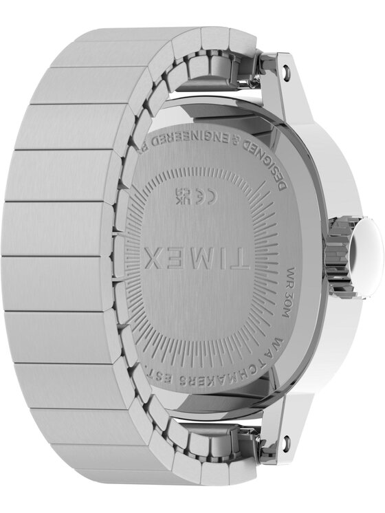 Timex Timex Zegarek TW2Y77200 Srebrny