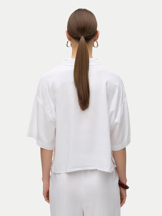 Vero Moda Vero Moda Särk Linn 10306820 Valge Relaxed Fit