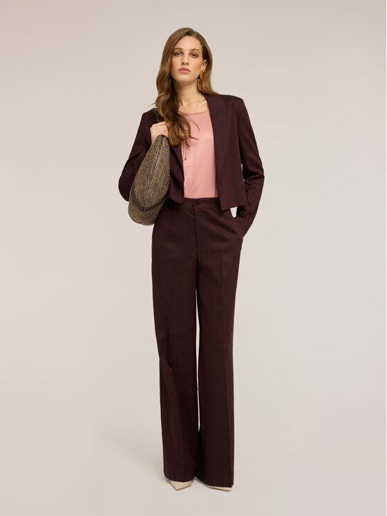 Motivi Motivi Giacca di transizione Q061Q001078N036 Bordeaux Regular Fit