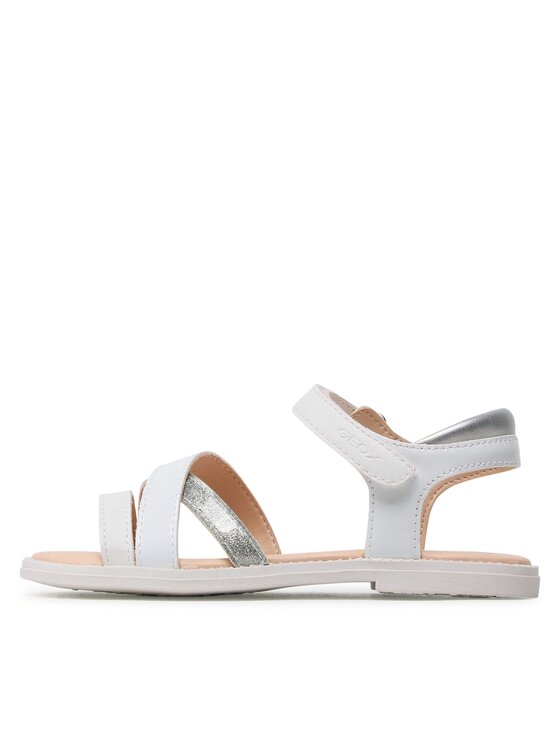 Geox Geox Sandale J Sandal Karly Girl J5235D00254C1000 S Bijela