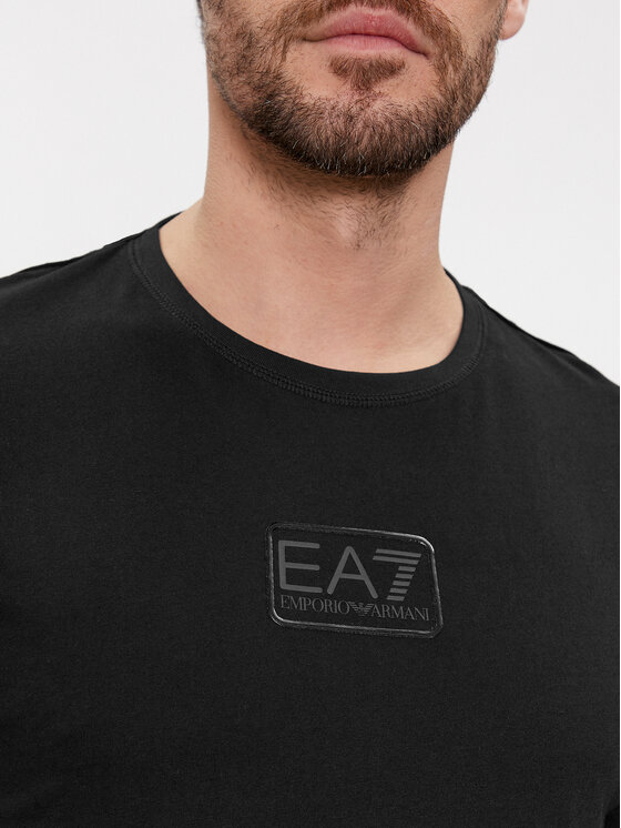 EA7 Emporio Armani EA7 Emporio Armani Футболка 6RPT05 PJ02Z 1200 Чорний Regular Fit