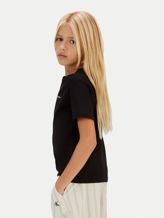 Calvin Klein Jeans Calvin Klein Jeans Tricou IU0IU00683 Negru Regular Fit