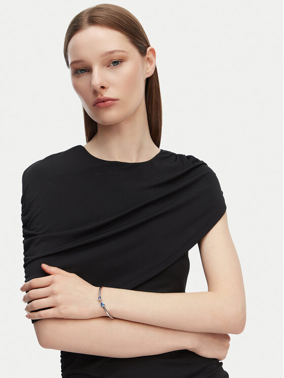 Swarovski Swarovski Apyrankė Chroma 5741780 Sidabrinė