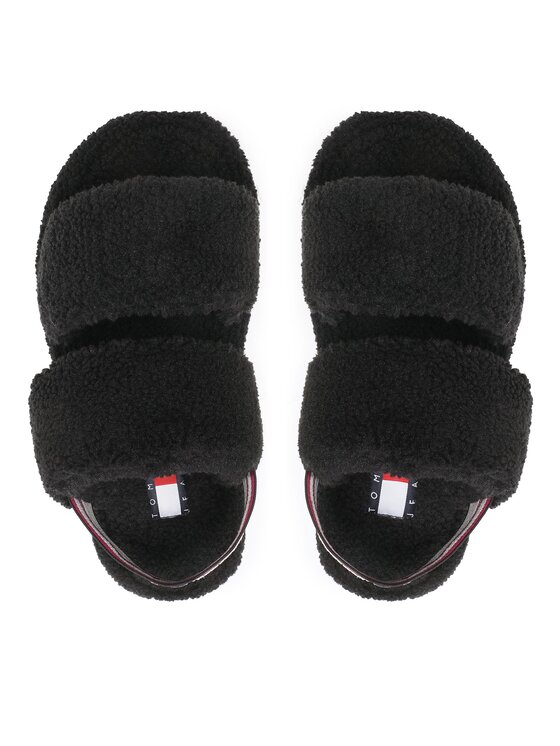 Tommy Jeans Tommy Jeans Papucs Tj Winter Sandal 2D EN0EN02031 Fekete